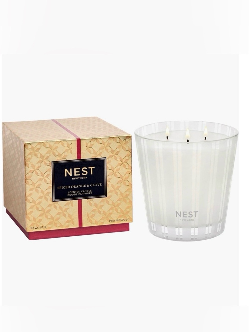New! NEST Spiced Orange & Clove 3-Wick Candle